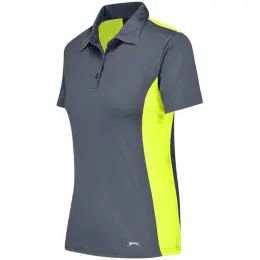 Ladies Glendower Golf Shirt Yellow Side
